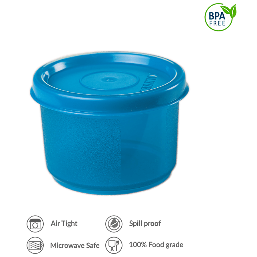 Polyset Magic Seal Round Storage Plastic Container - Blue