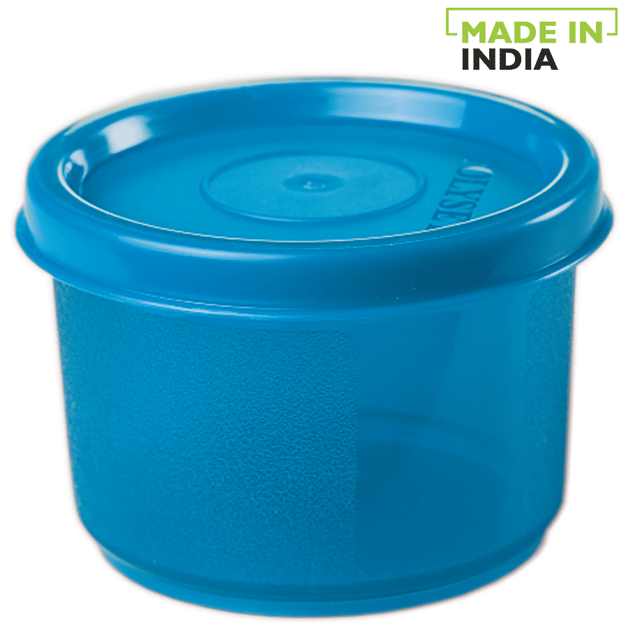 Polyset Magic Seal Round Storage Plastic Container - Blue