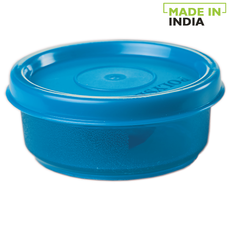 Polyset Magic Seal Round Storage Plastic Container - Blue