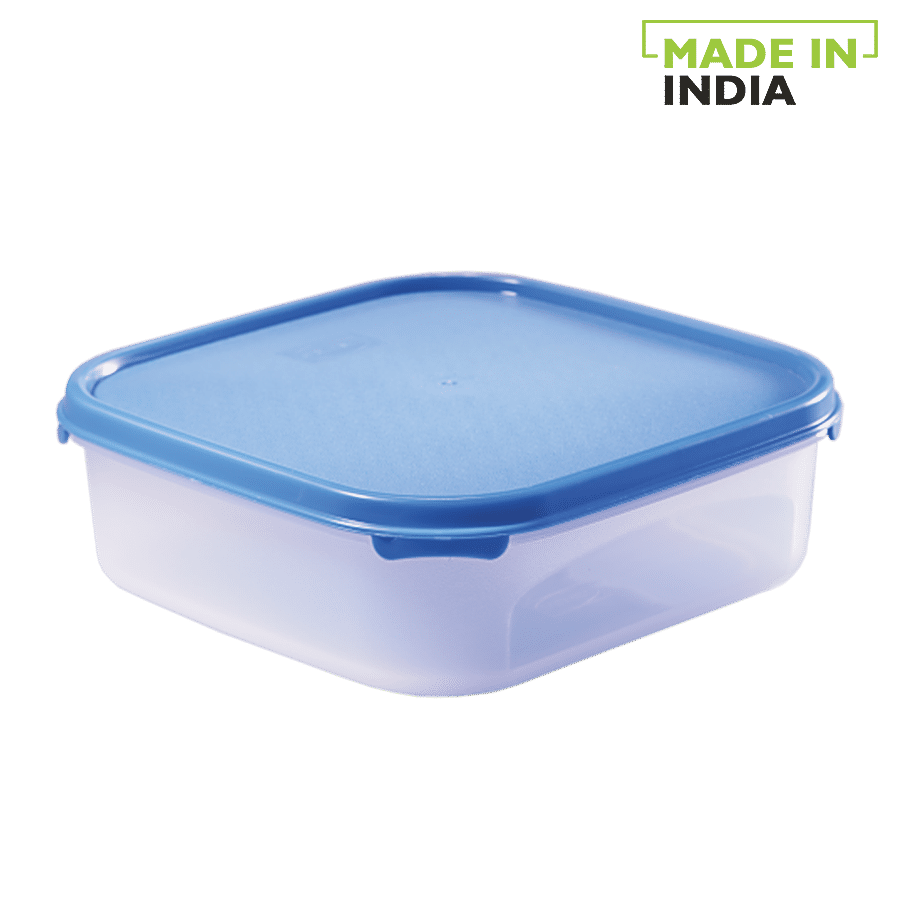 Polyset Magic Seal Square Storage Plastic Container - Royal Blue