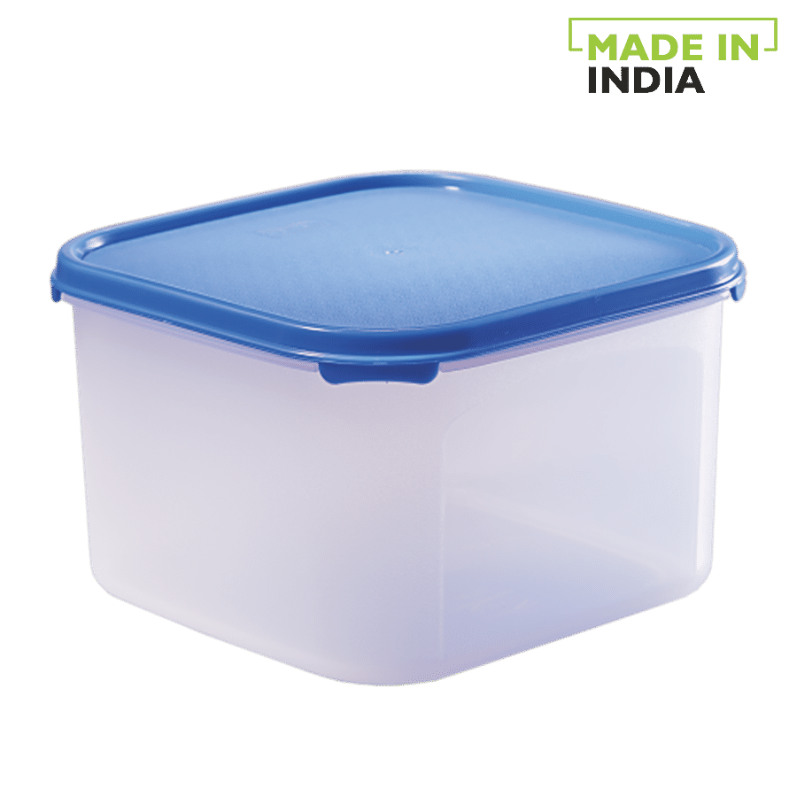 Polyset Magic Seal Square Storage Plastic Container - Royal Blue