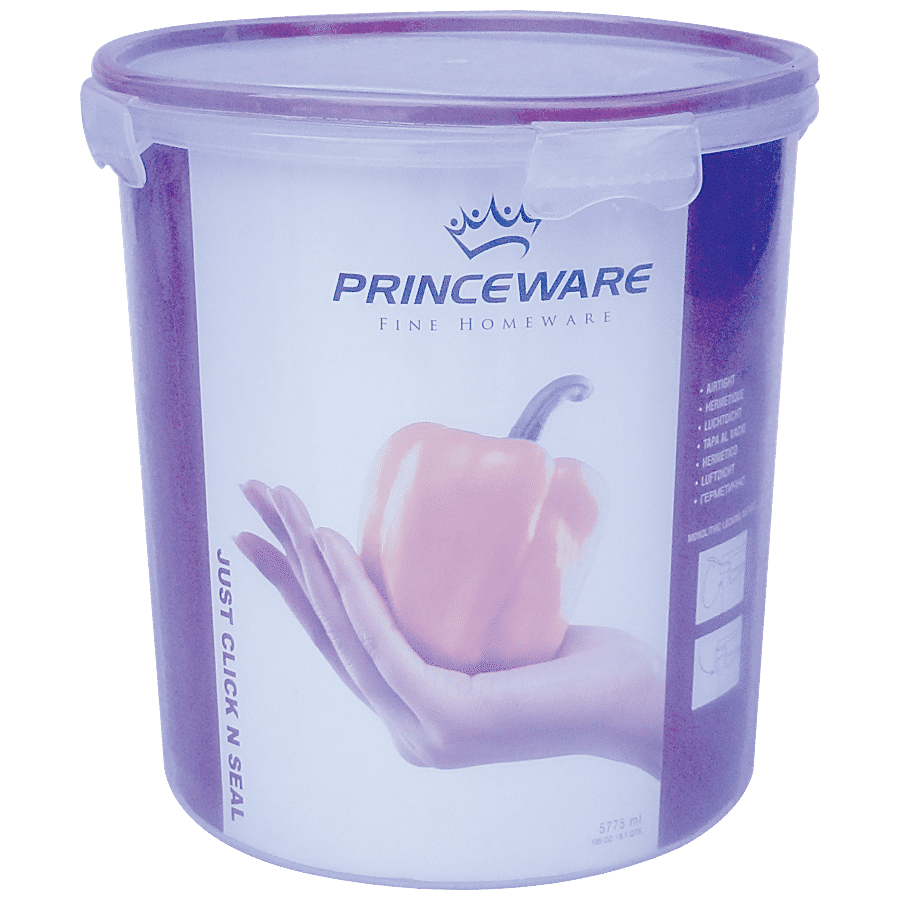 Princeware Click N Seal Canister Microwaveable Plastic Container - L5906-VL