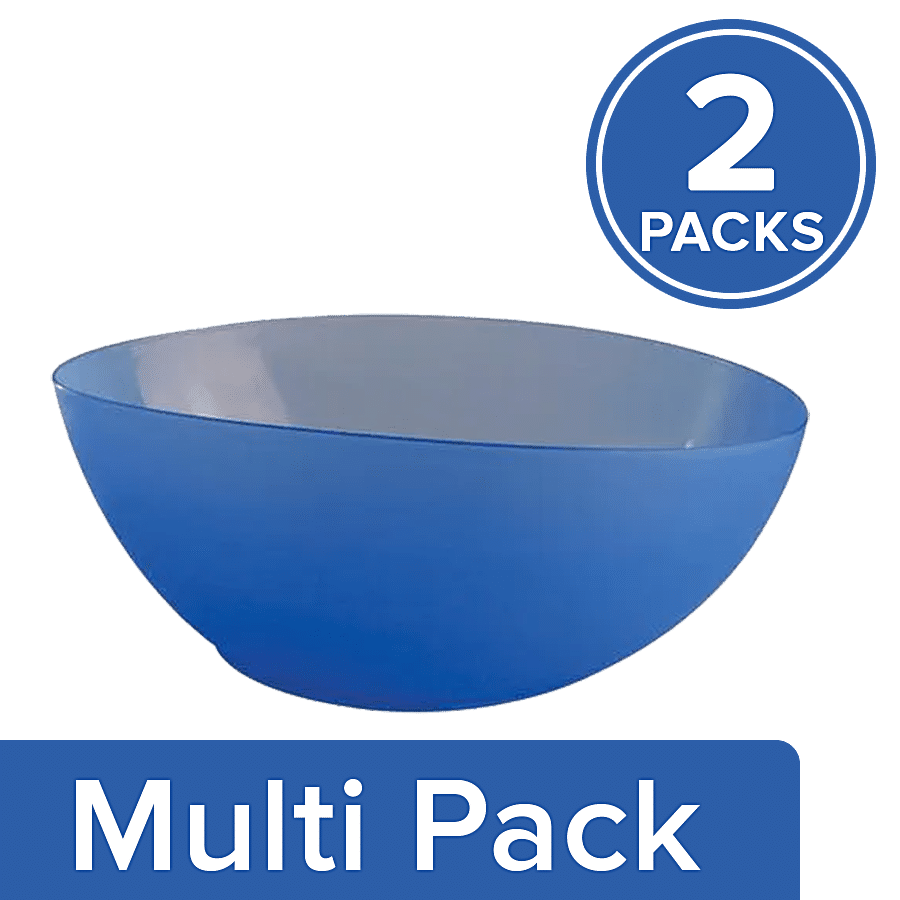 Princeware Microwaveable Plastic Multiutility Bowl - Blue