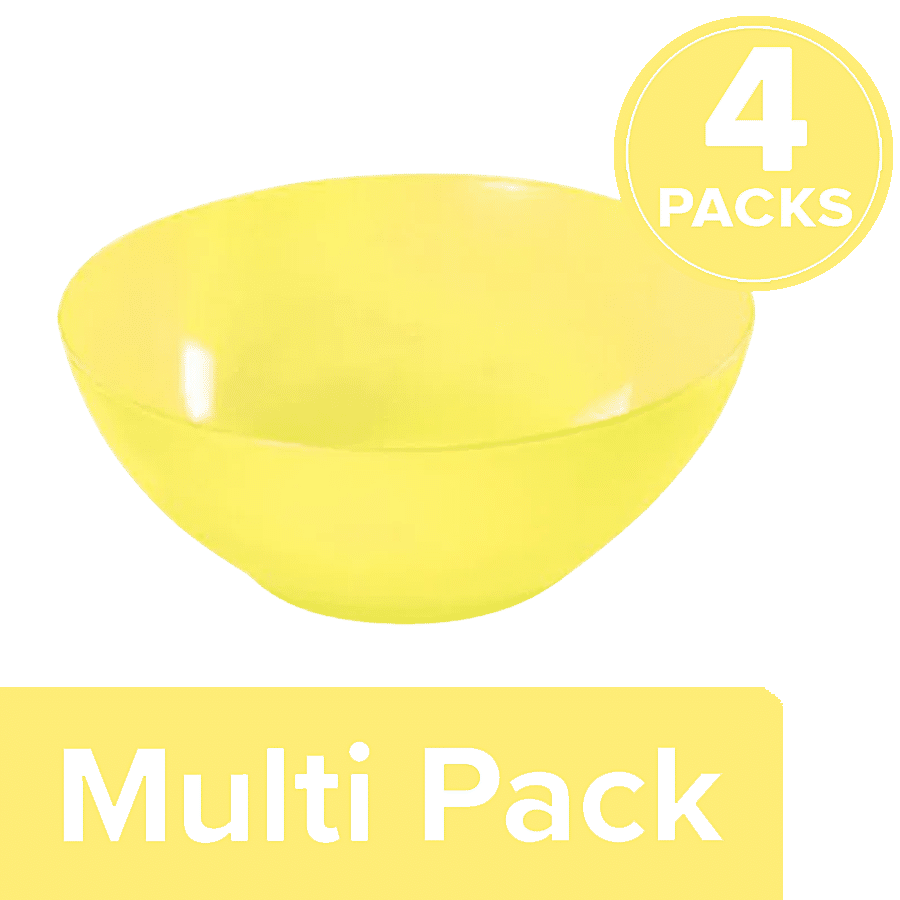 Princeware Microwaveable Plastic Multiutility Bowl - Yellow