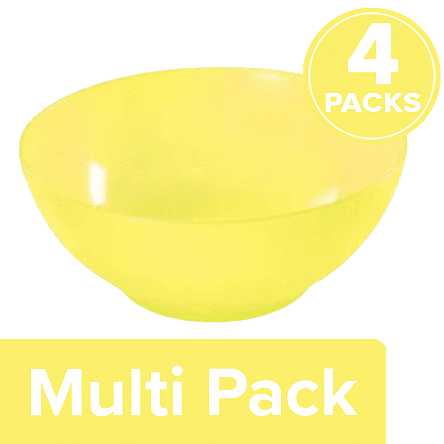 Princeware Microwaveable Plastic Multiutility Bowl - Yellow