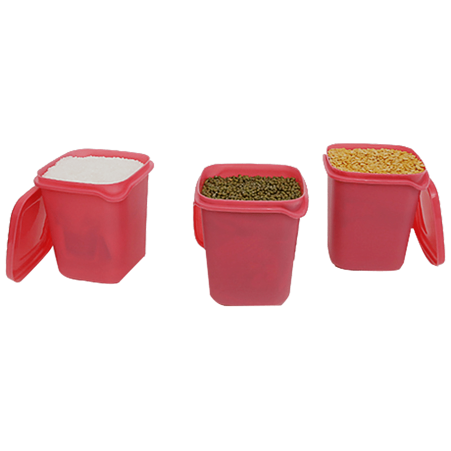 Princeware Prince Dal/Rice/Poha Plastic Container - Pilot