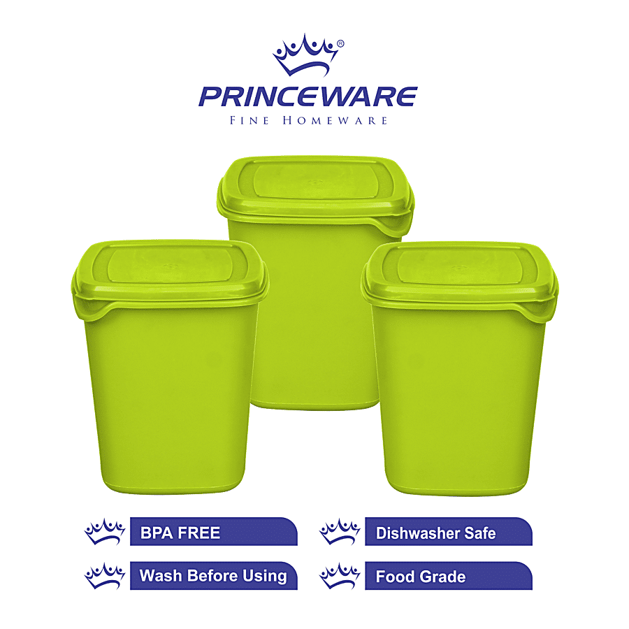 Princeware Prince Pilot Plastic Container - Green