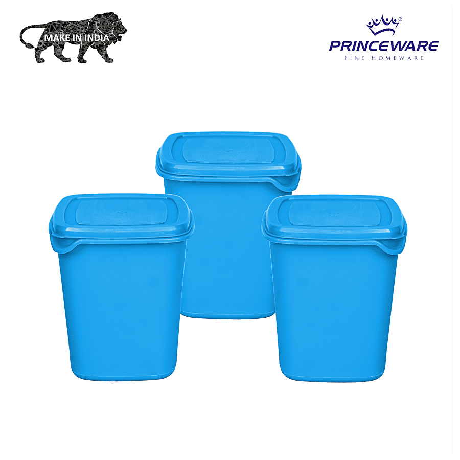 Princeware Prince Pilot Plastic Container Set - Blue