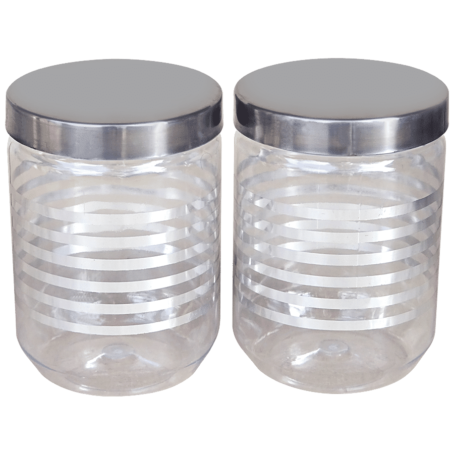 Princeware Senorita Pet Jar With Steel Lid - Durable