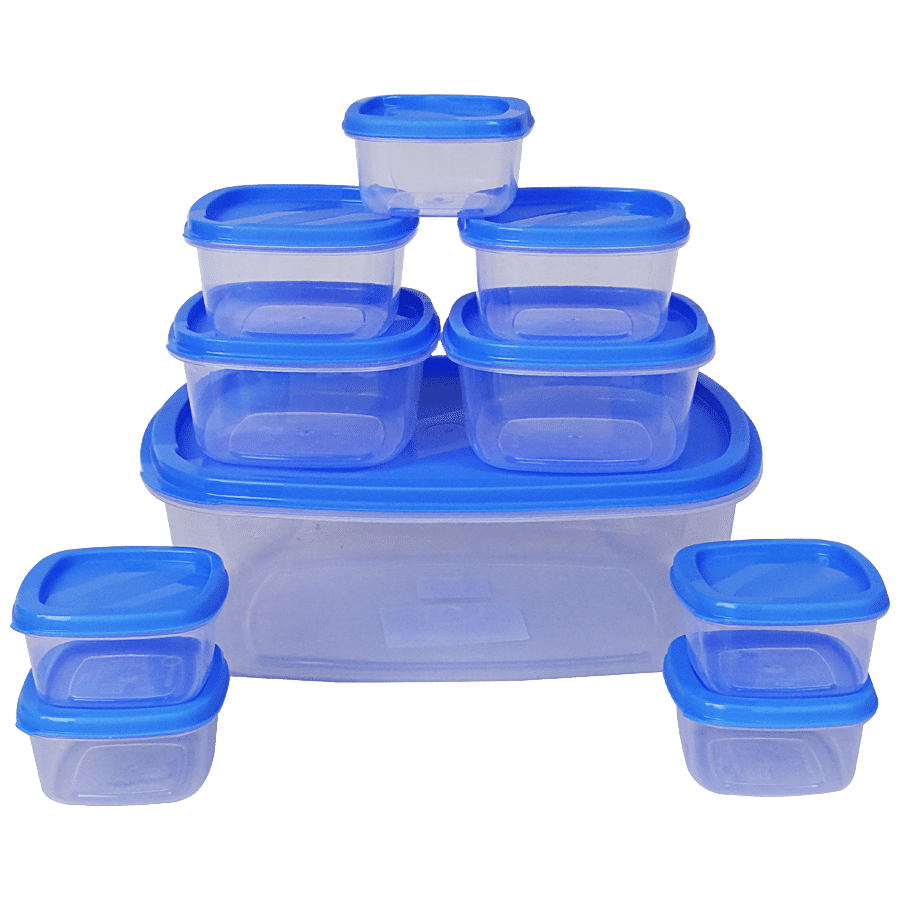 Princeware Store Fresh Microwaveable Plastic Container Set - Transparent