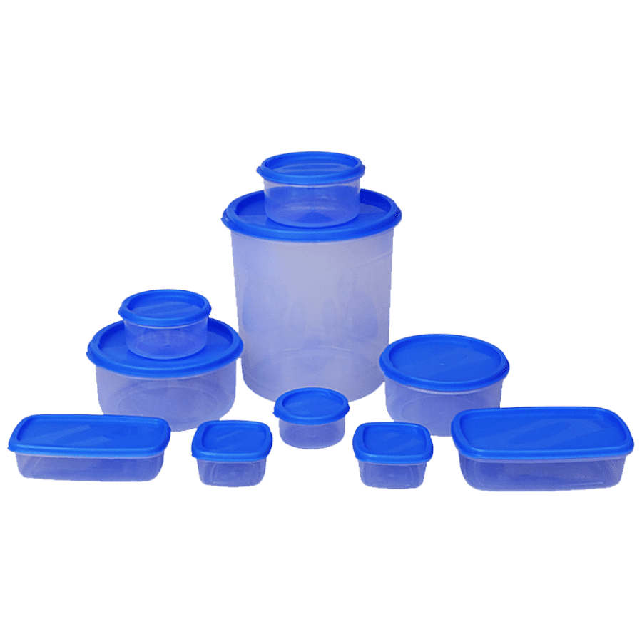 Princeware Store Fresh Microwaveable Plastic Container Set - Transparent