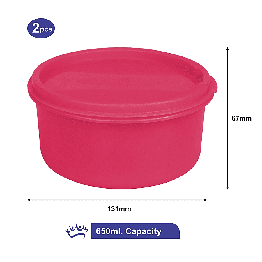 Princeware Store Fresh Round Container - Plastic