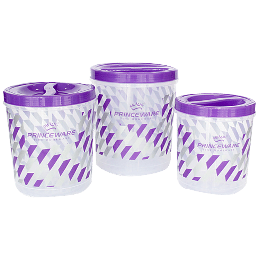 Princeware Twister Packaged Storage Container Set - BPA-Free