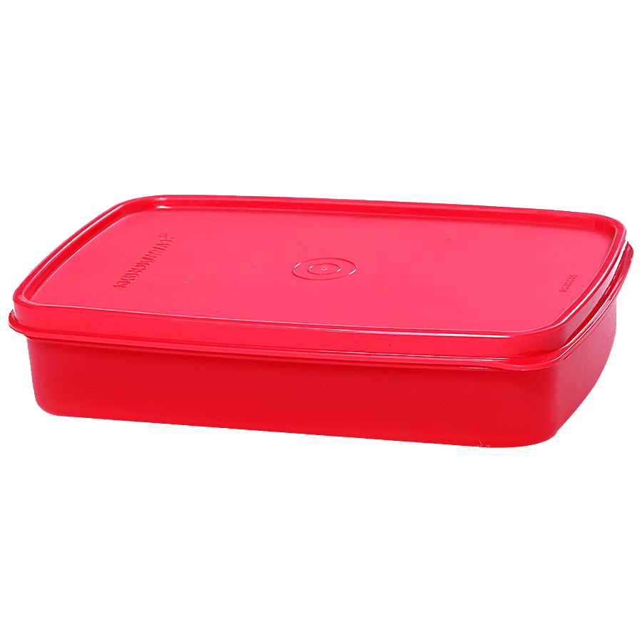 Signoraware Crispy Slim Box Plastic Container - Red