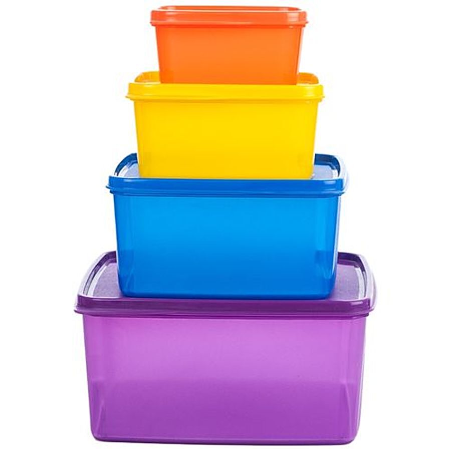 Signoraware Family Fresh Plastic Container - Multicolour