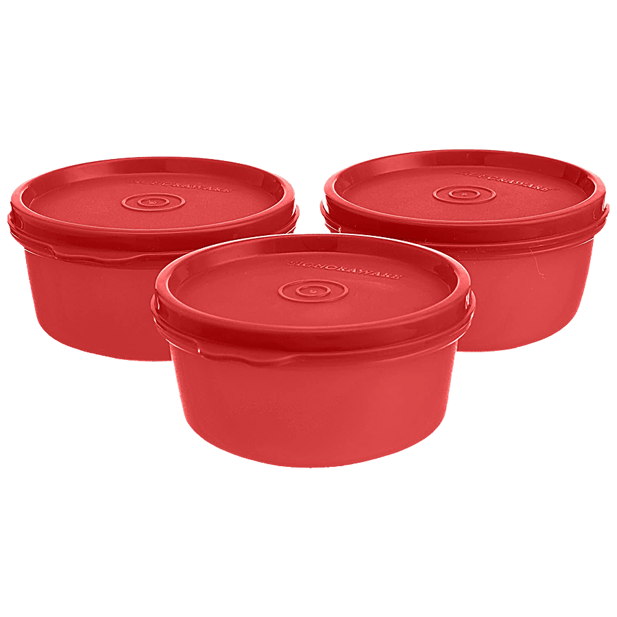 Signoraware Tiny Wonder Container Set - Red