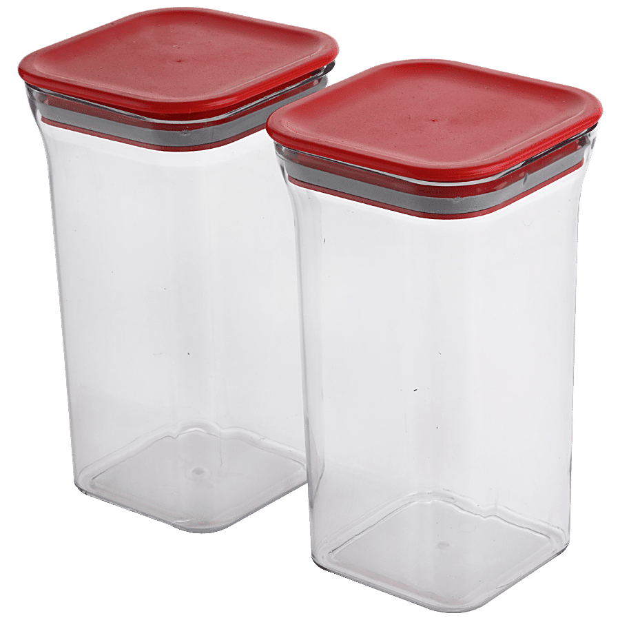 Tallboy Air Tight Kitchen Storage Container - Red