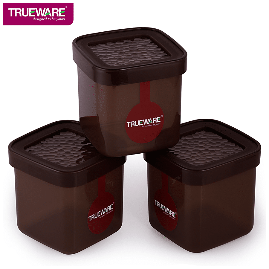 Trueware Plastic Eco Storage Container - Dark Brown