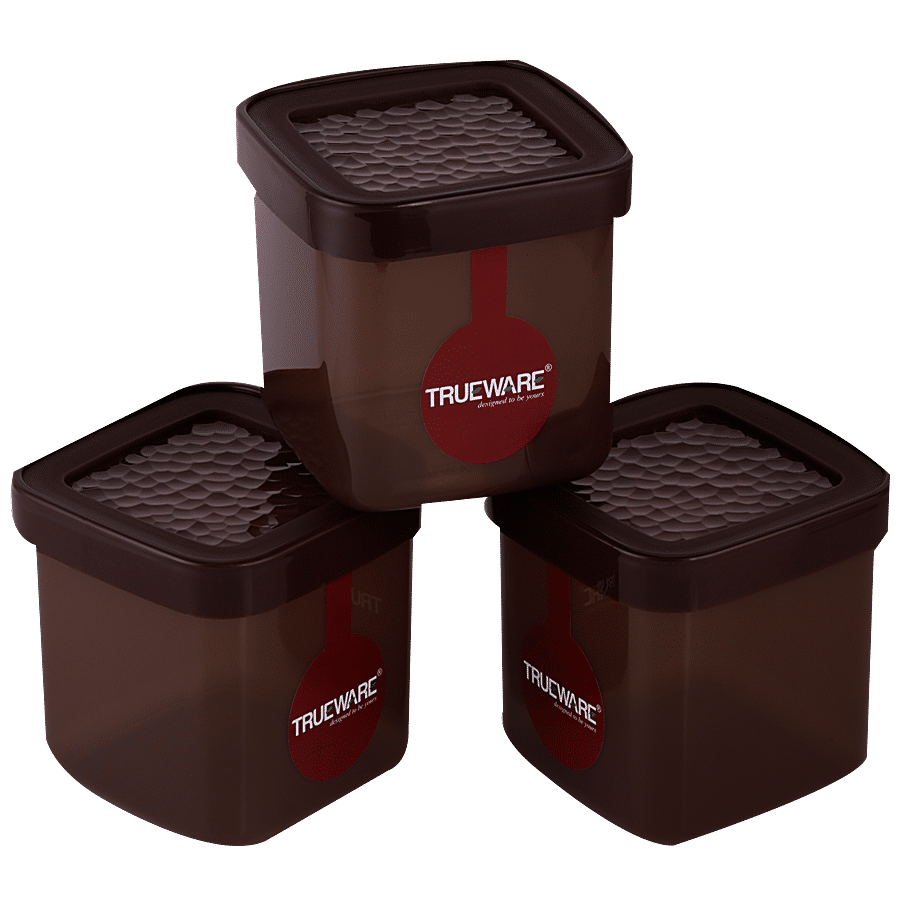 Trueware Plastic Eco Storage Container - Dark Brown