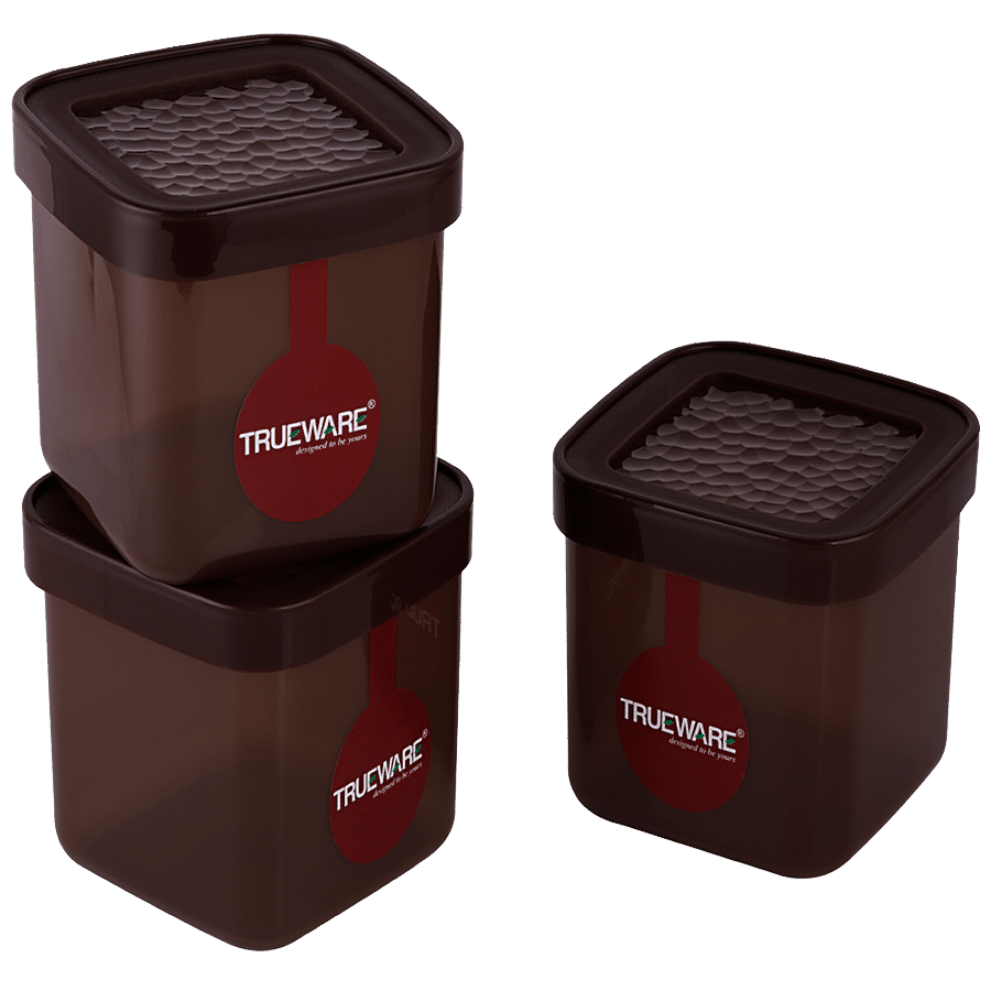 Trueware Plastic Eco Storage Container - Dark Brown