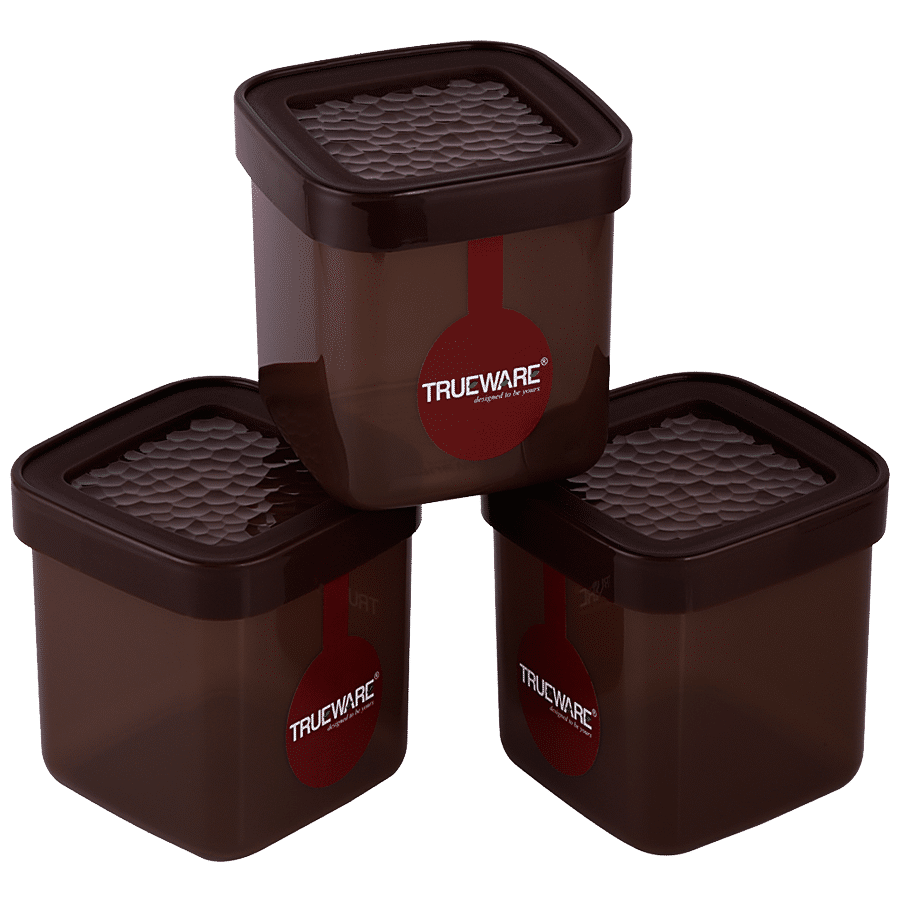 Trueware Plastic Eco Storage Container - Dark Brown