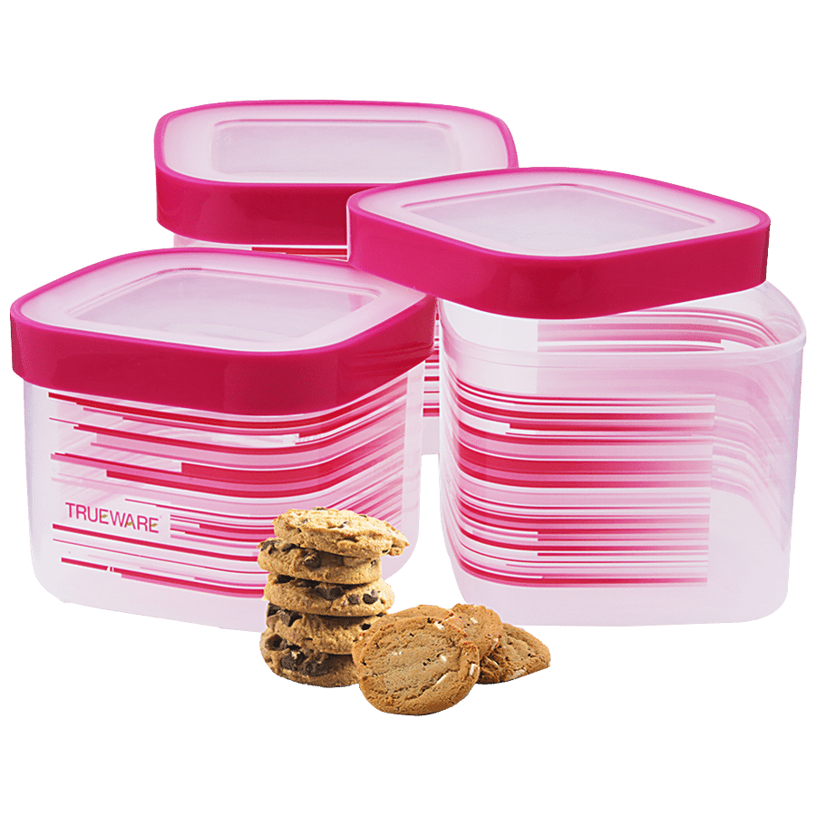 Trueware Plastic Eco Storage Container - Pink