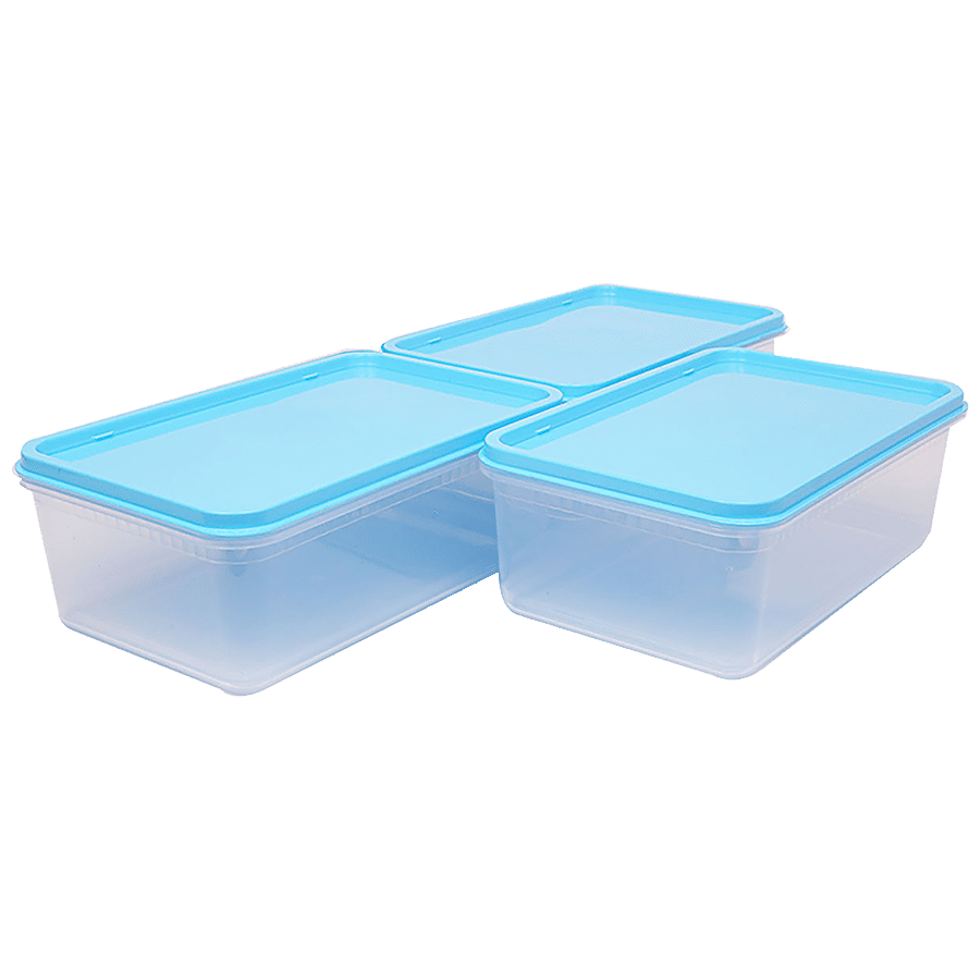 Unica Flamante Rectangular Containers Set - Durable