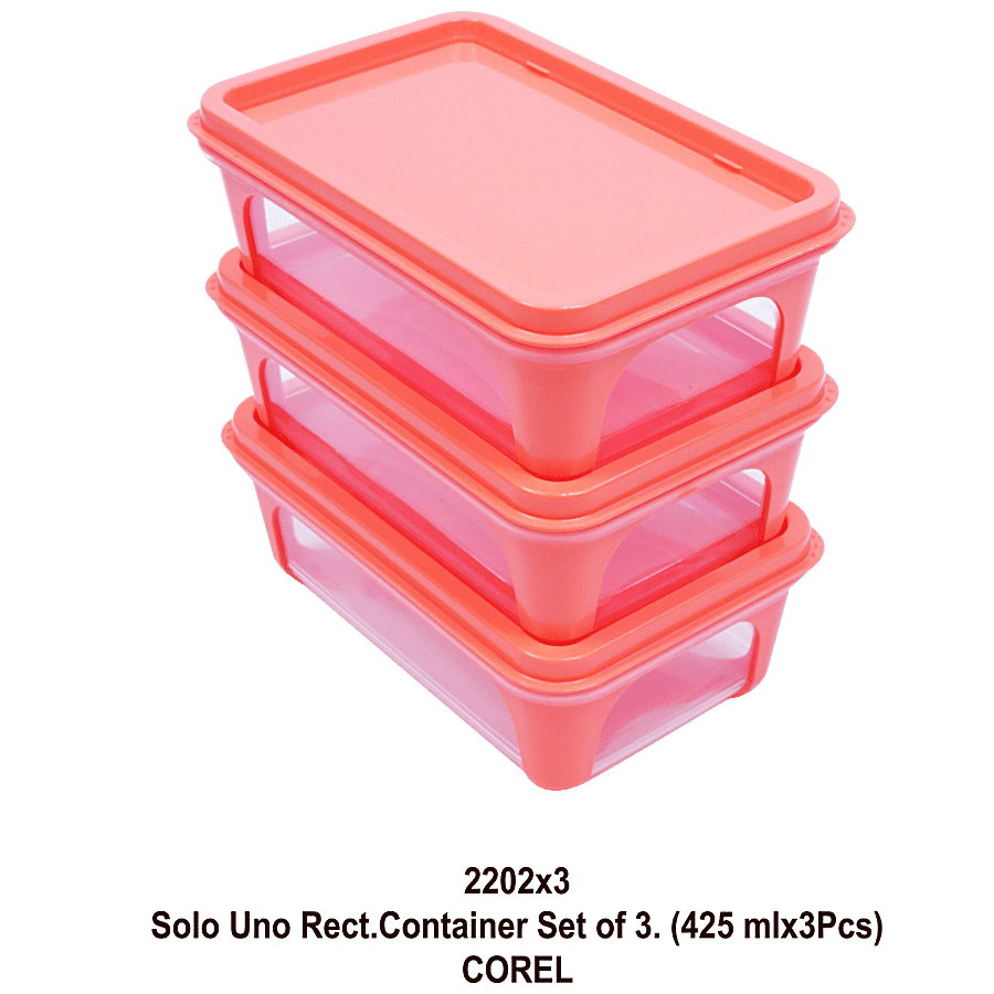 Unica Solo Uno Rectangular Containers - Airtight Storage