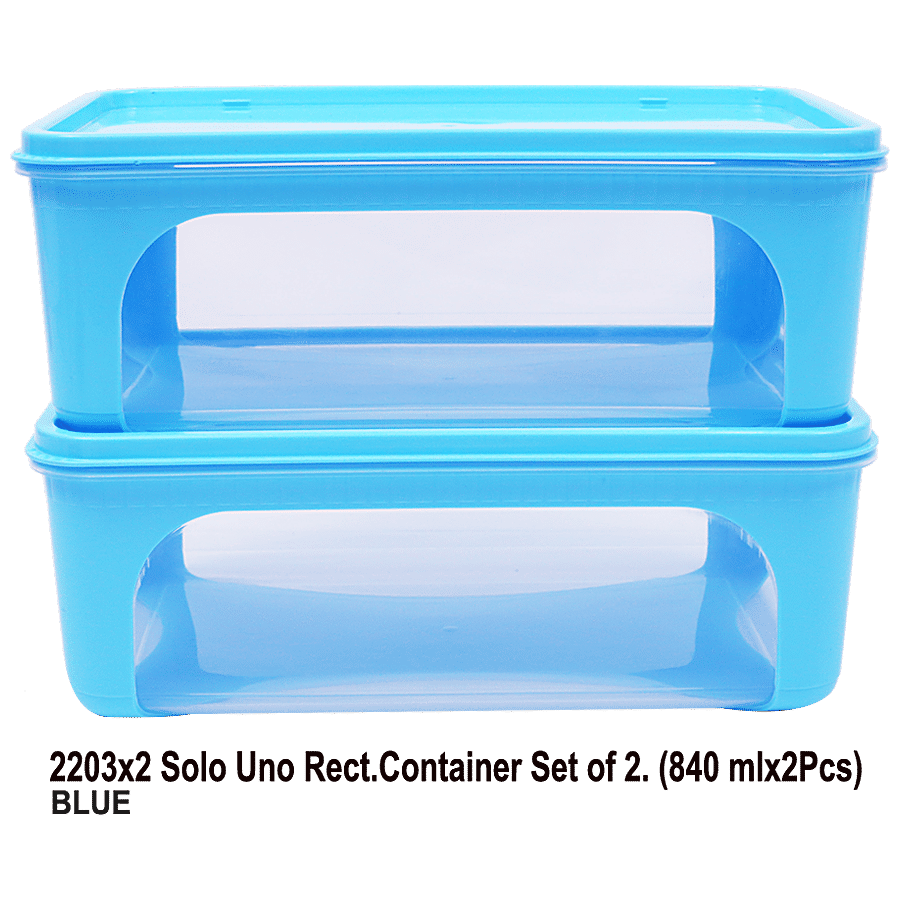 Unica Solo Uno Rectangular Containers - Airtight Storage