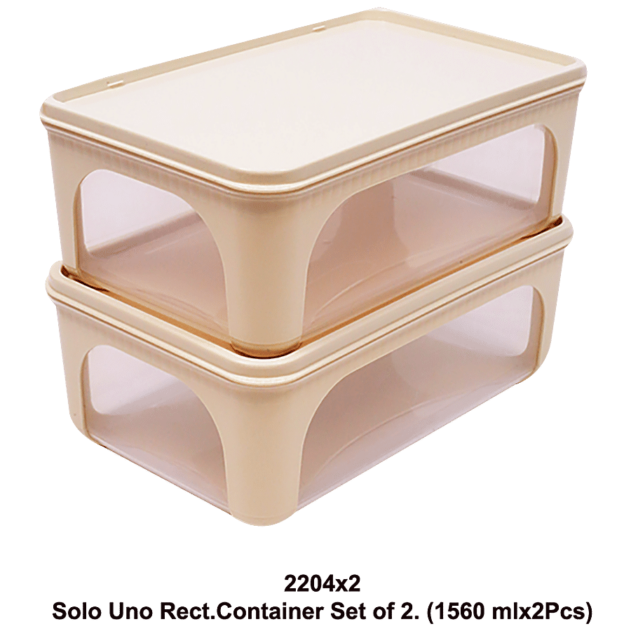 Unica Solo Uno Rectangular Containers - Airtight Storage