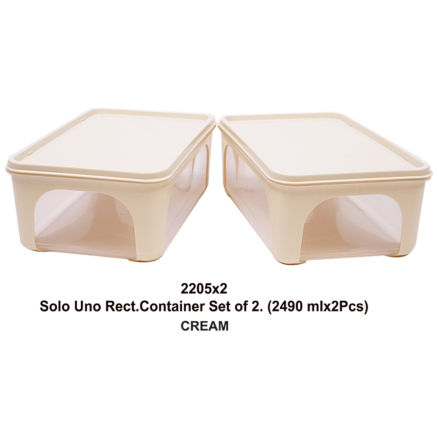 Unica Solo Uno Rectangular Containers - Airtight Storage