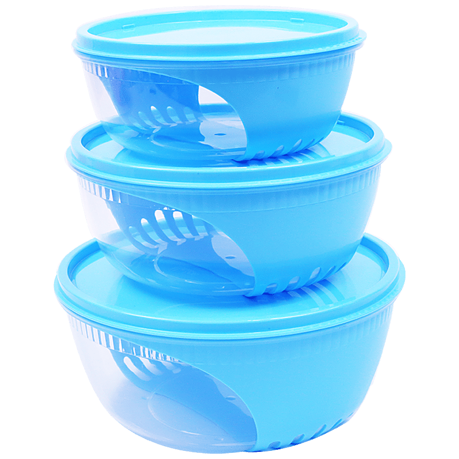 Unica Solo Uno Round Containers Set - Durable