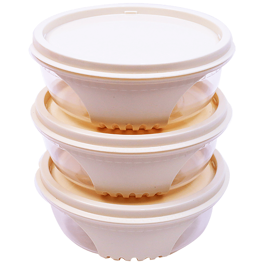 Unica Solo Uno Round Containers Set - Durable