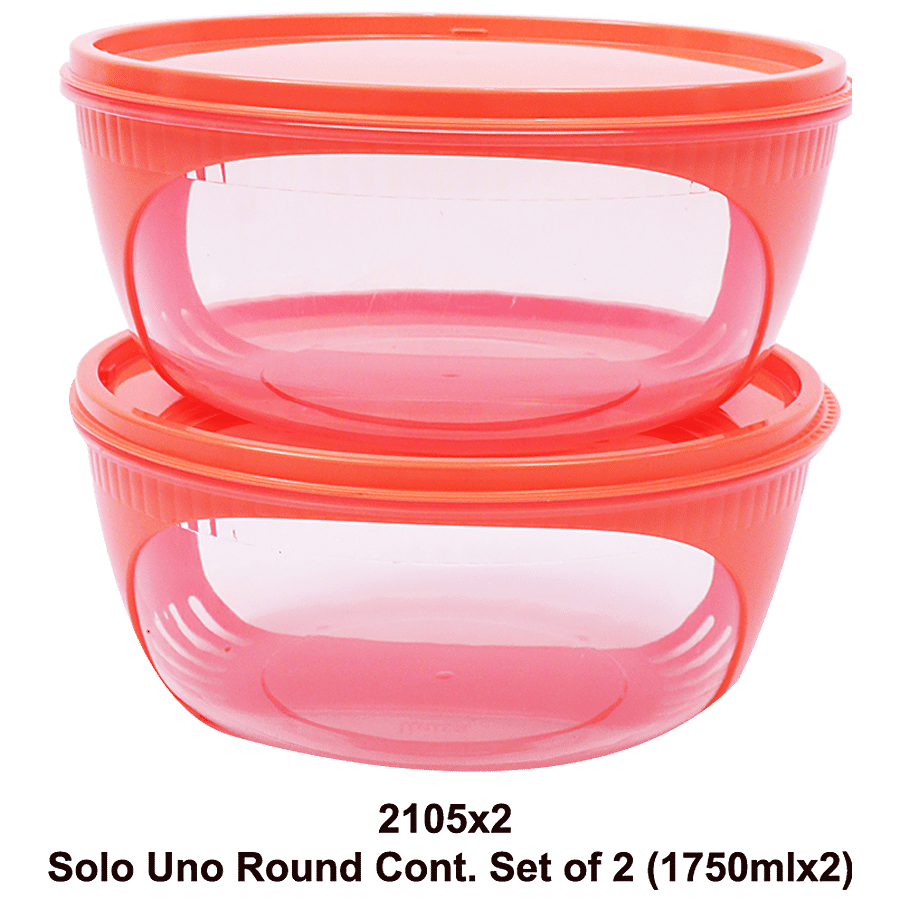 Unica Solo Uno Round Containers Set - Durable