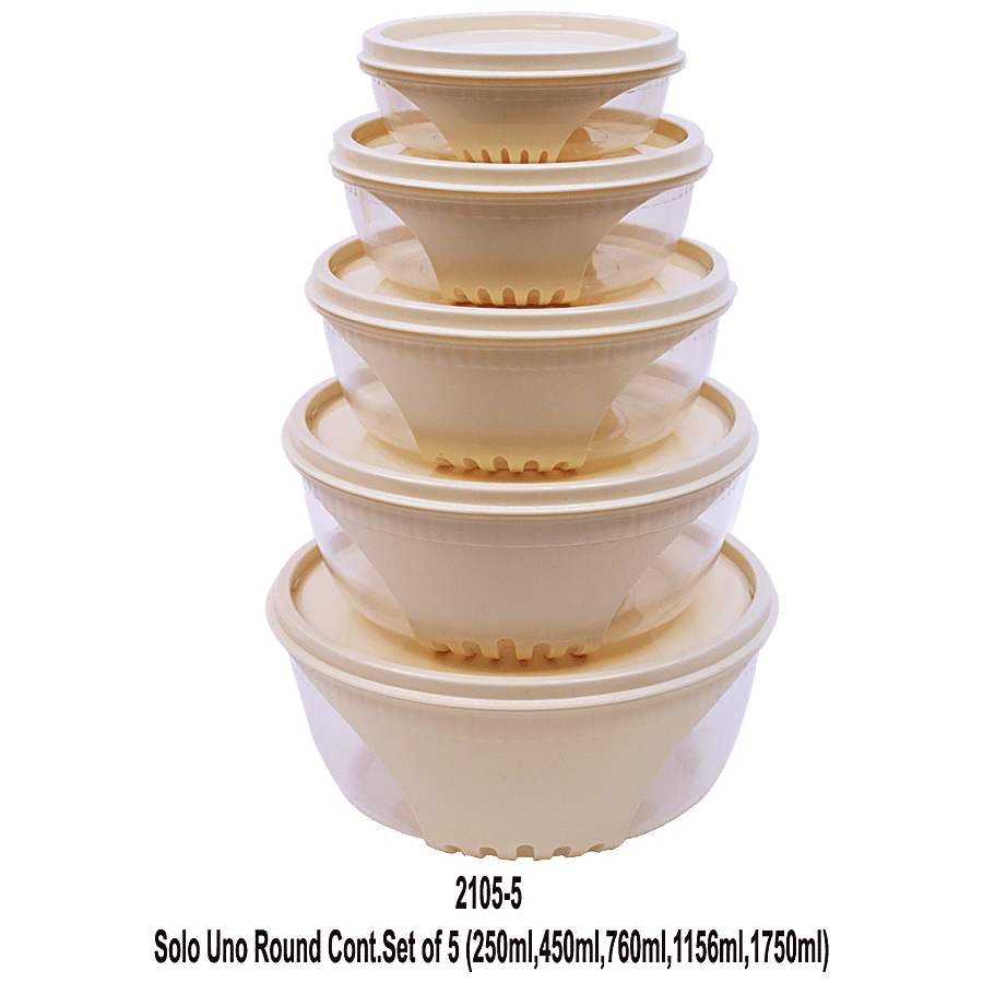 Unica Solo Uno Storage Containers - Round