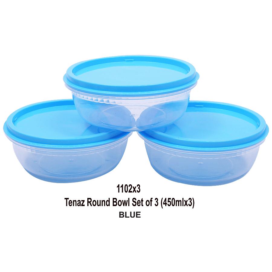 Unica Tenaz Round Bowl Set - Airtight Storage