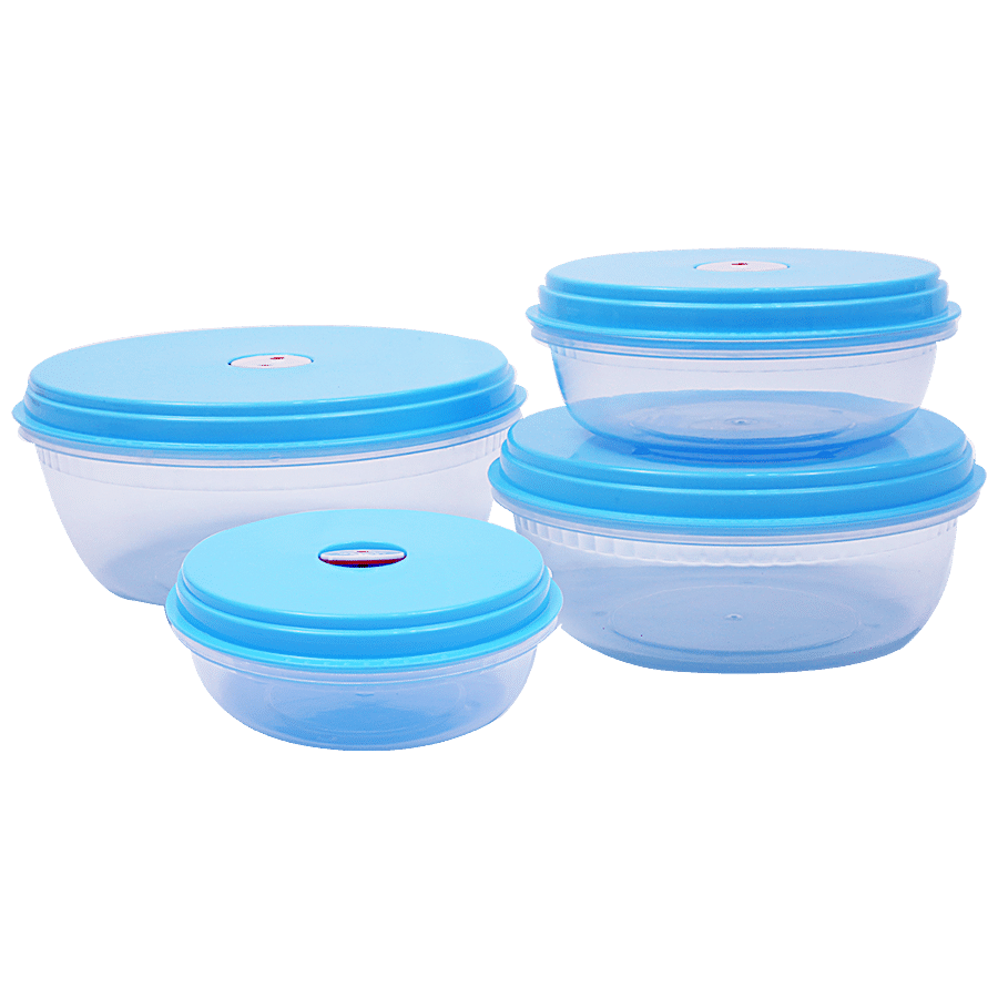 Unica Tenaz Round Vent Lid Bowl Set - Airtight Storage