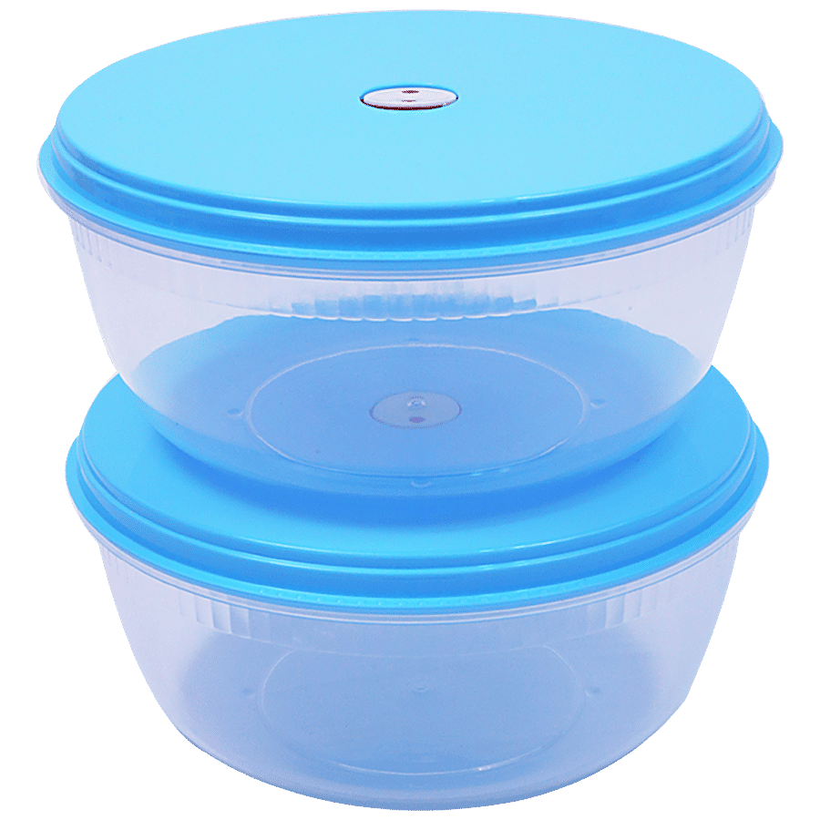 Unica Tenaz Round Vent Lid Bowl Set - Airtight Storage