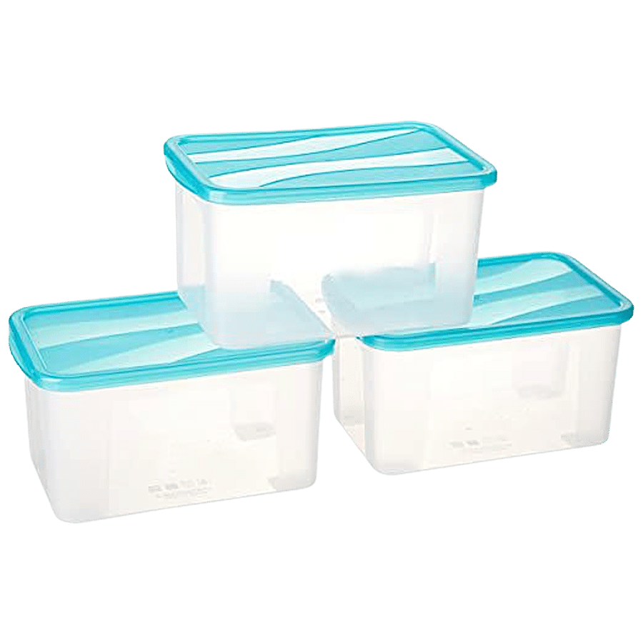 YouBee Plastic Fridge Multi-Storage Container Box - With Lid