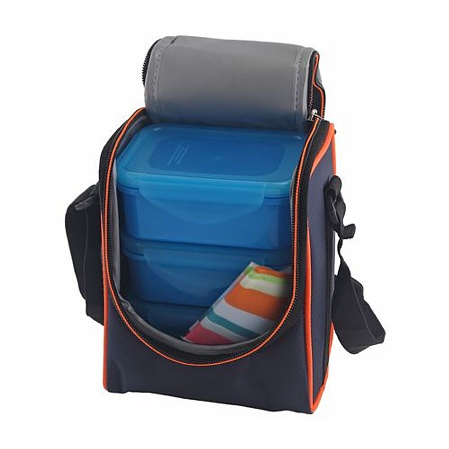 All Time Lunch Box With Insulated Carry Bag - Blue