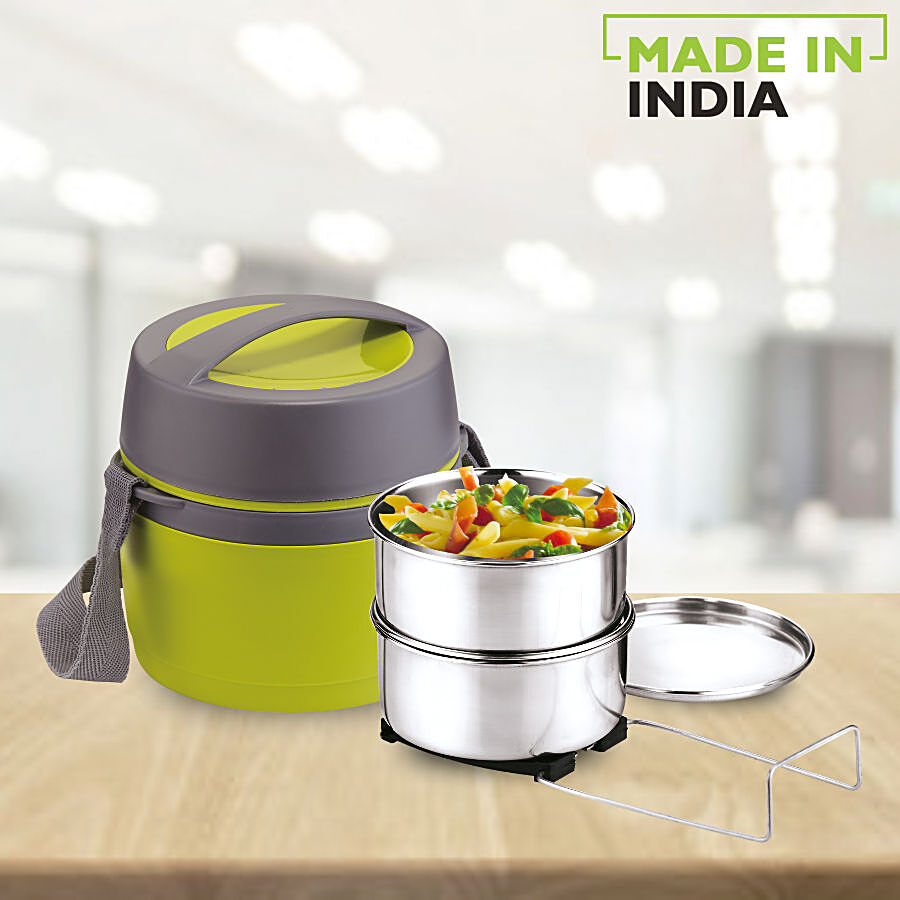 Asian Lplastic Lunch Box/Tiffin Box Leakproof Insulated - Happy Meal