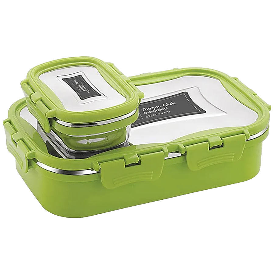 Cello Thermo Click Lunch Pack - Stainless Steel