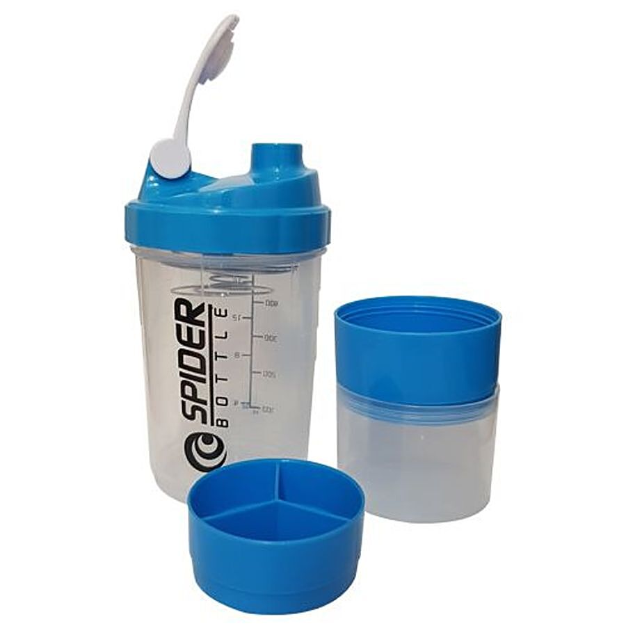 DP Spider Gym Bottle Sipper/Shaker - Push Open & Close