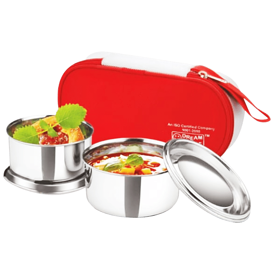 Dream Home All Steel Lunch Box - Spoon