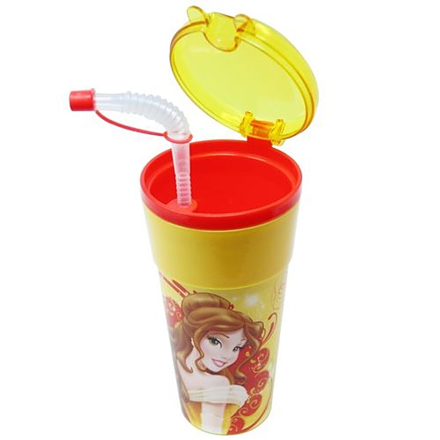 Hm International Disney Belle Princess 2-In-1 Snackeez Bottle With Snack Box