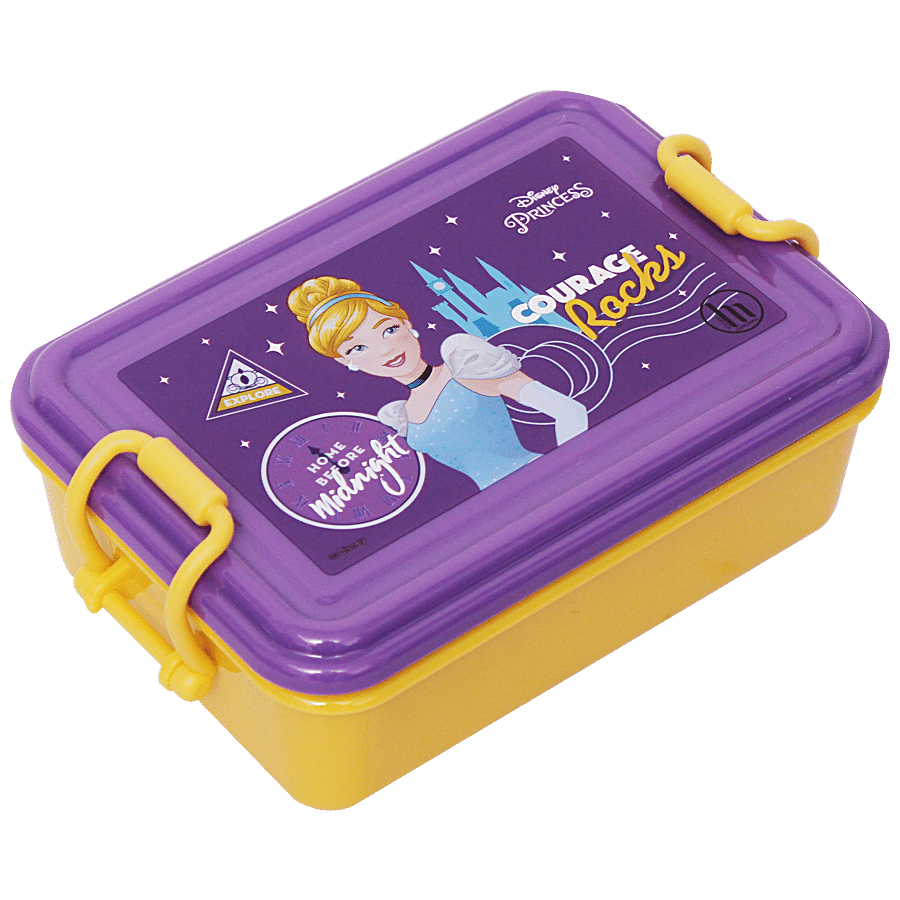 Hm International Disney Cinderella 304 Stainless Steel Lunch Box/Tiffin Box - HMWWLB 72272-CIN