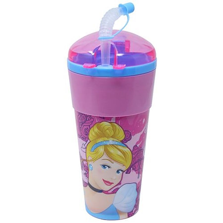 Hm International Disney Cinderella Princess 2-In-1 Snackeez Bottle With Snack Box