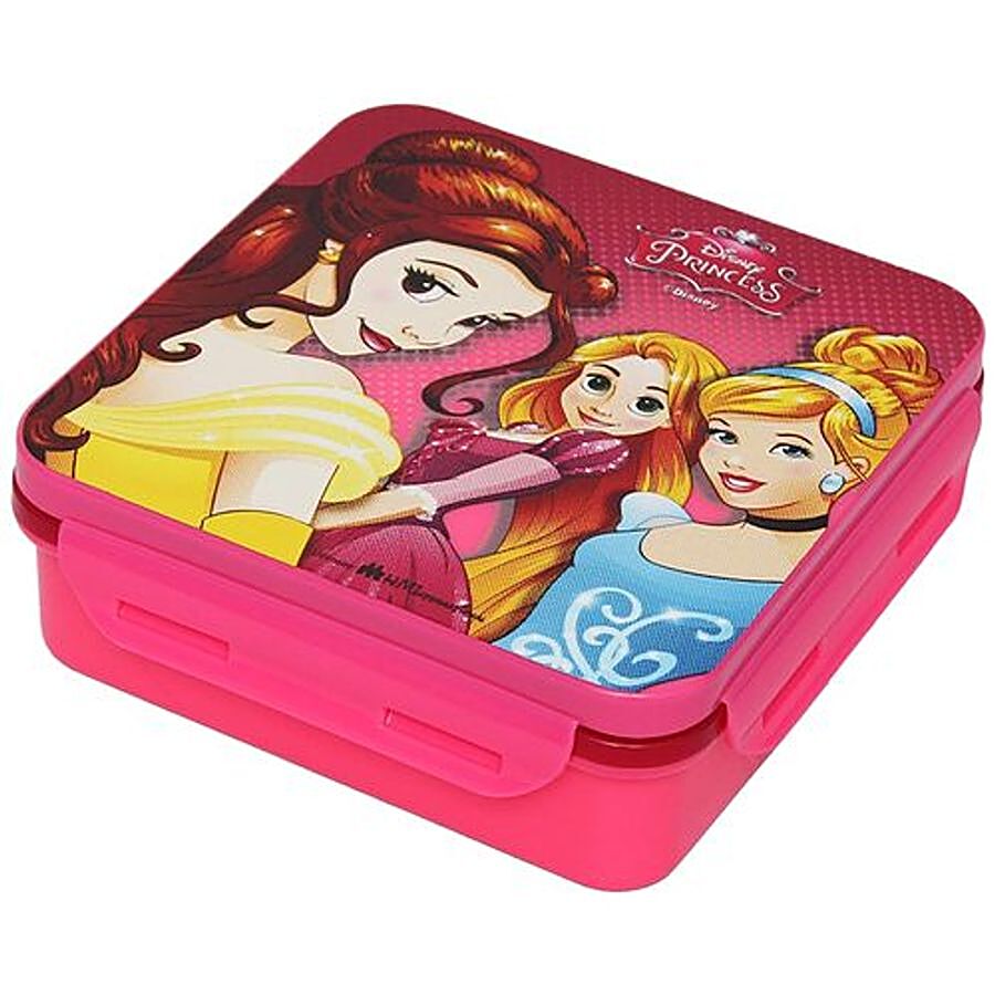 Hm International Disney Princess Insulated Hot Case Square Shaped Kids Plastic Lunch Box