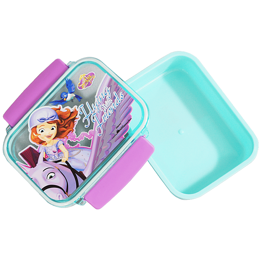 Hm International Disney Sofia The First Plastic Lunch Box/Tiffin Box - HMGSLB 60504-SF