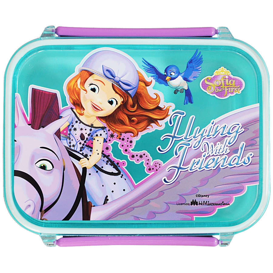 Hm International Disney Sofia The First Plastic Lunch Box/Tiffin Box - HMGSLB 60504-SF